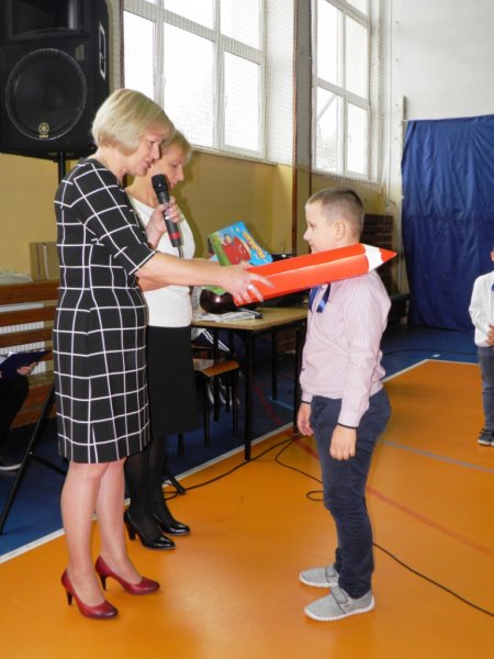 Pasowanie na ucznia klasy I.